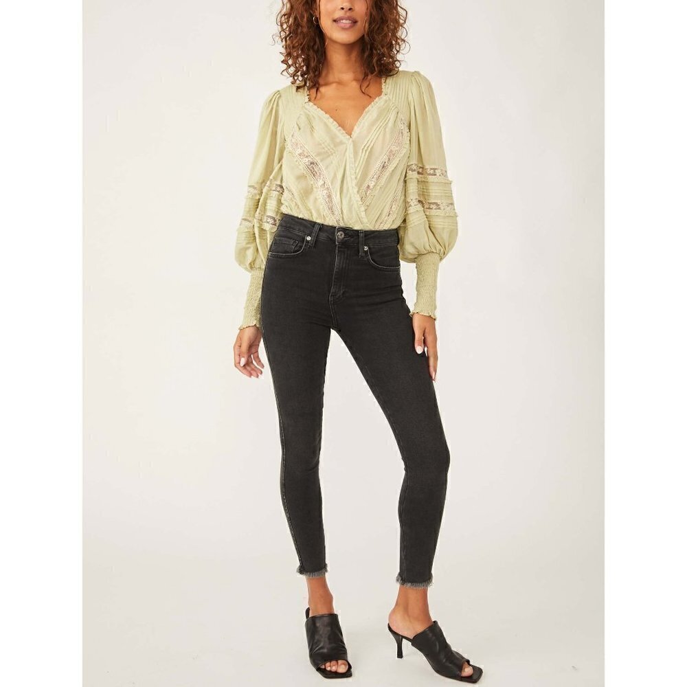 Free People The Eloise Bodysuit / Sage Mint / S - Picture 2 of 8